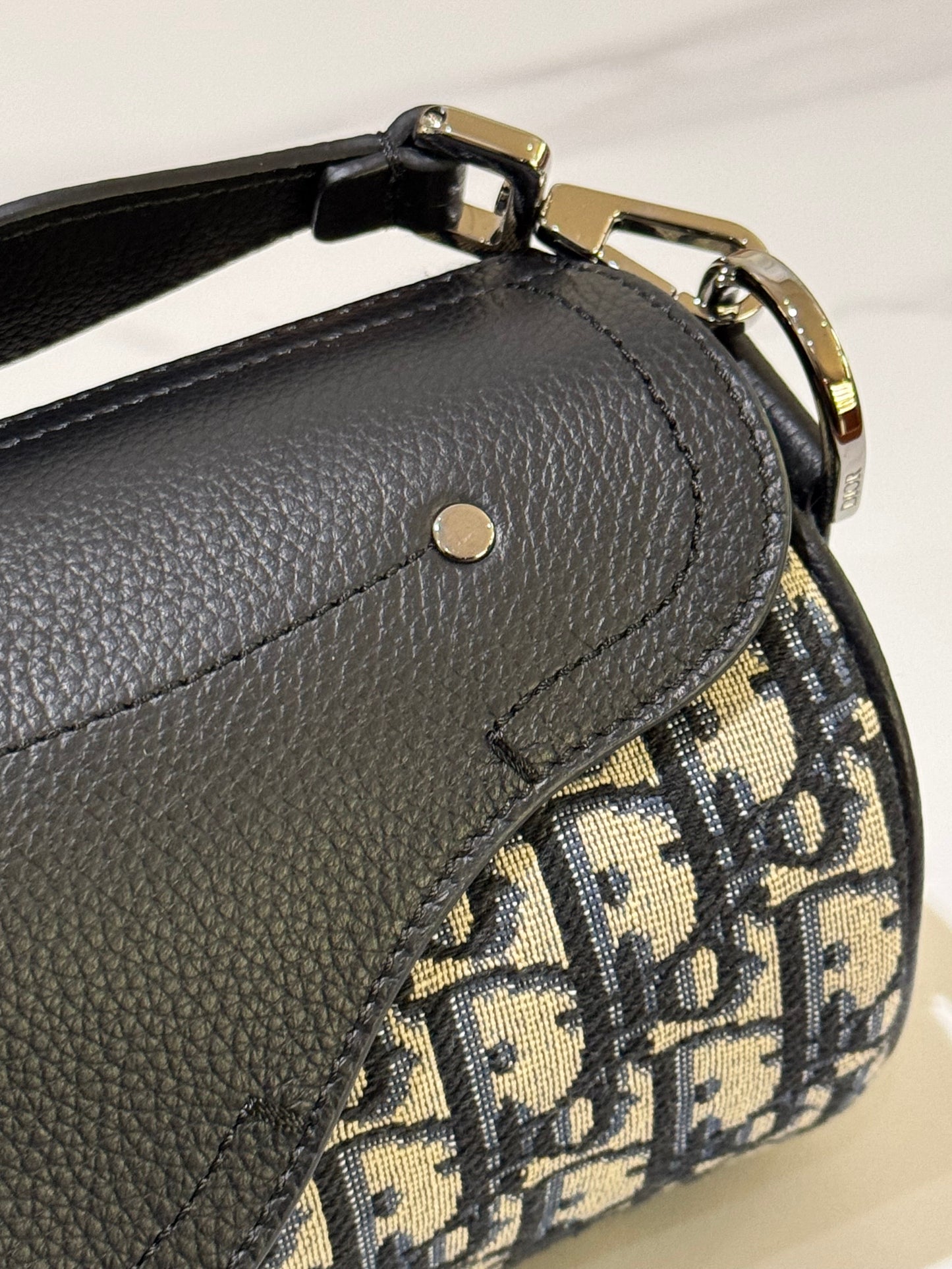 DIOR SADDLE ROLLER MINI MONOGRAM