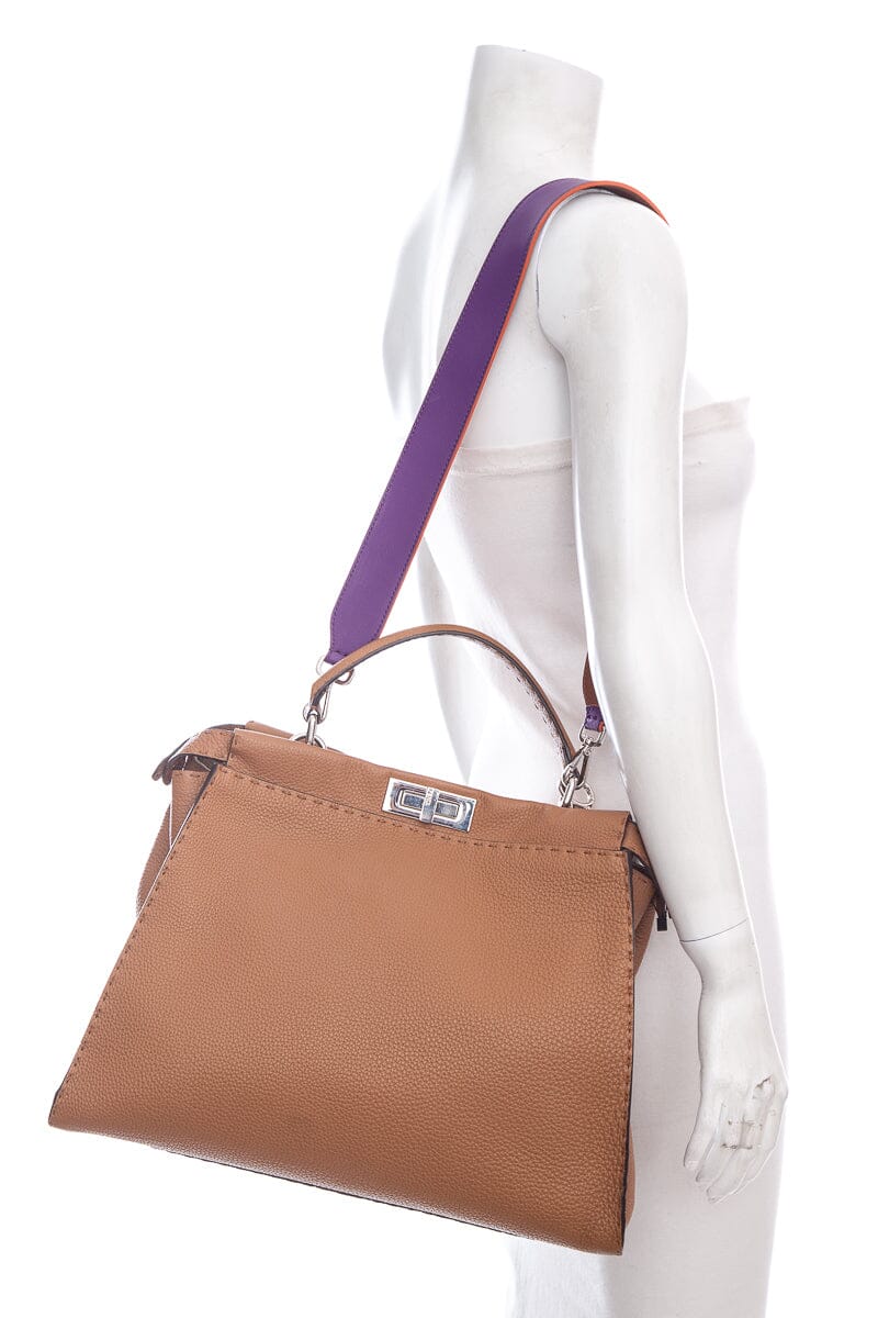 Fendi Brown Peekaboo  Handbag