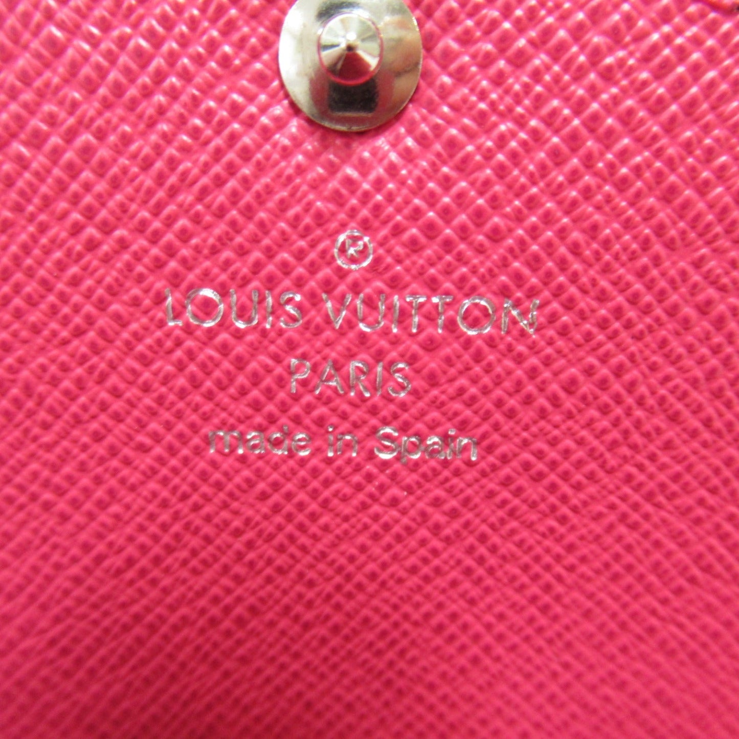 Louis Vuitton Portefolio Sarah Double Fable Wallet Double Foldable Wallet Leather Wallet Epi  Pink M62560