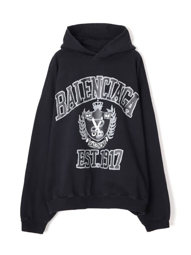 Luxury Balenciaga  DIY College Medium Fit Hoodie Black