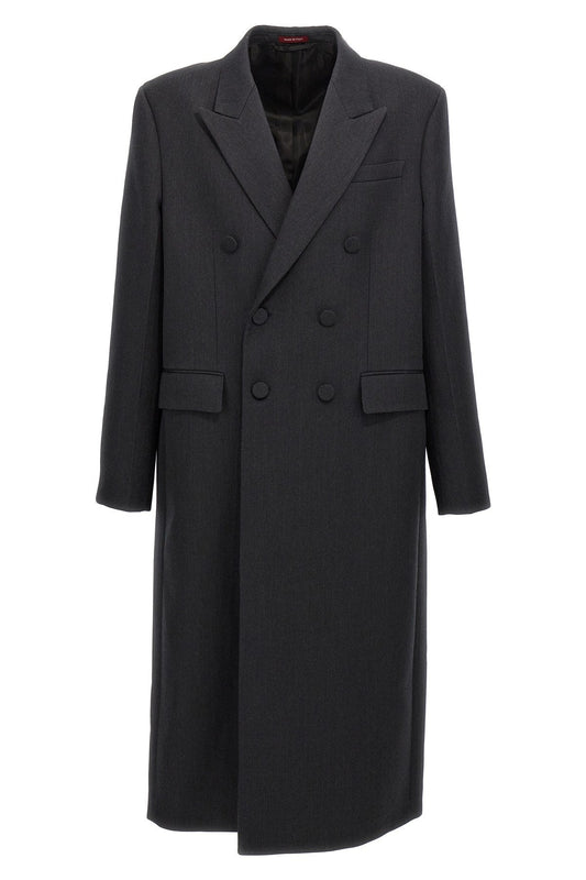 Gucci Men Double-Breasted Coat