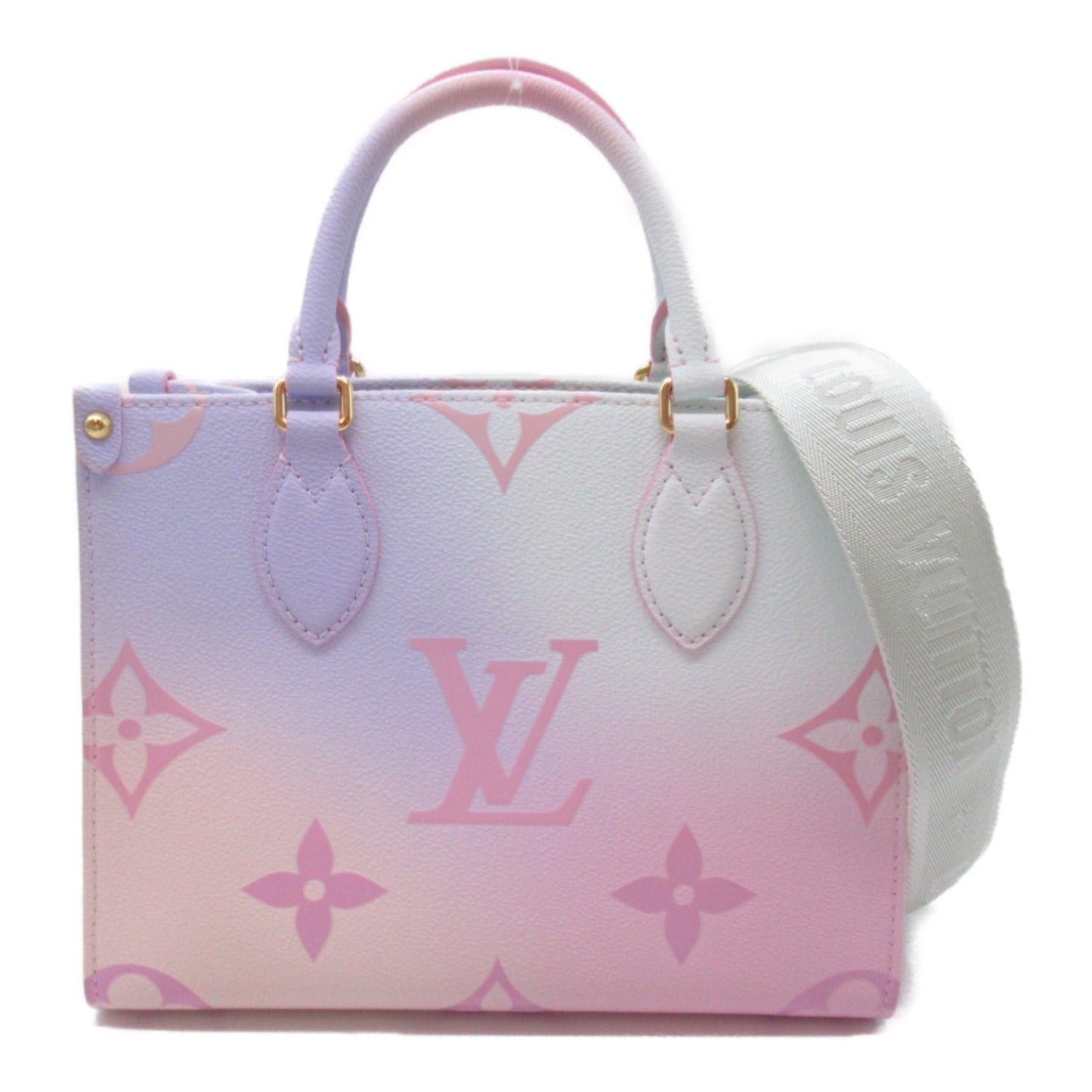 Louis Vuitton On The Gor PM 2w Tote Bag Tote Bag PVC Coated Canvas  Pink M59856