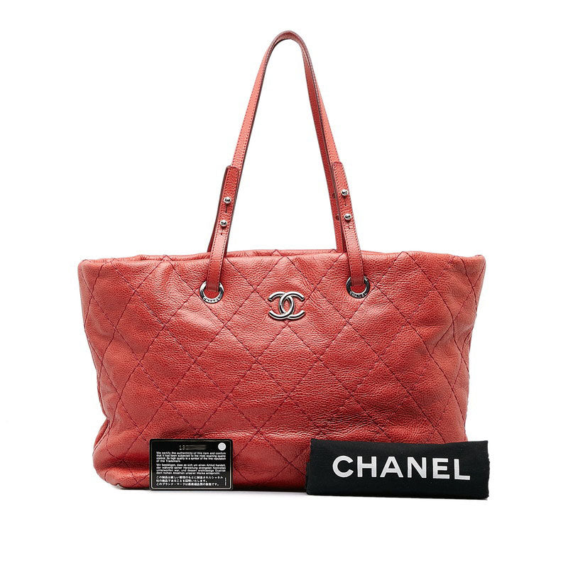 Chanel Wild tick Onza Road  Bag Pink Leather  Chanel