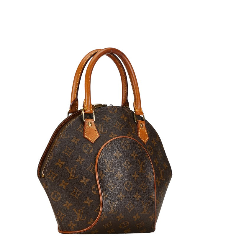 Louis Vuitton Monogram Ellipse PM Handbag 2WAY M51127 Brown PVC Leather  Louis Vuitton