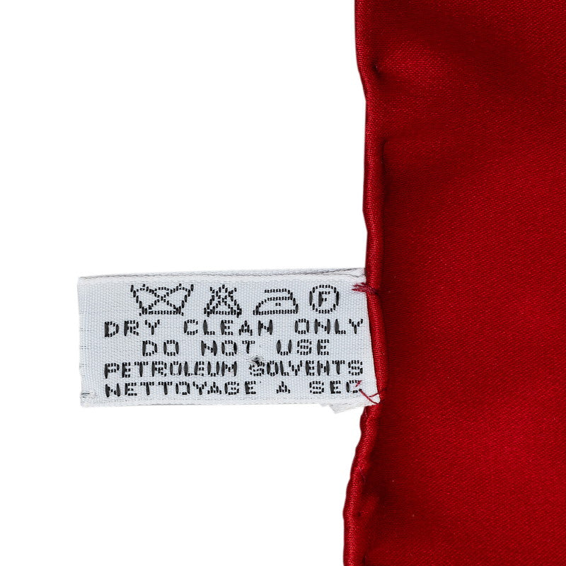 Chanel Matrases Cocomark carf Red Multicolor Silk  Chanel