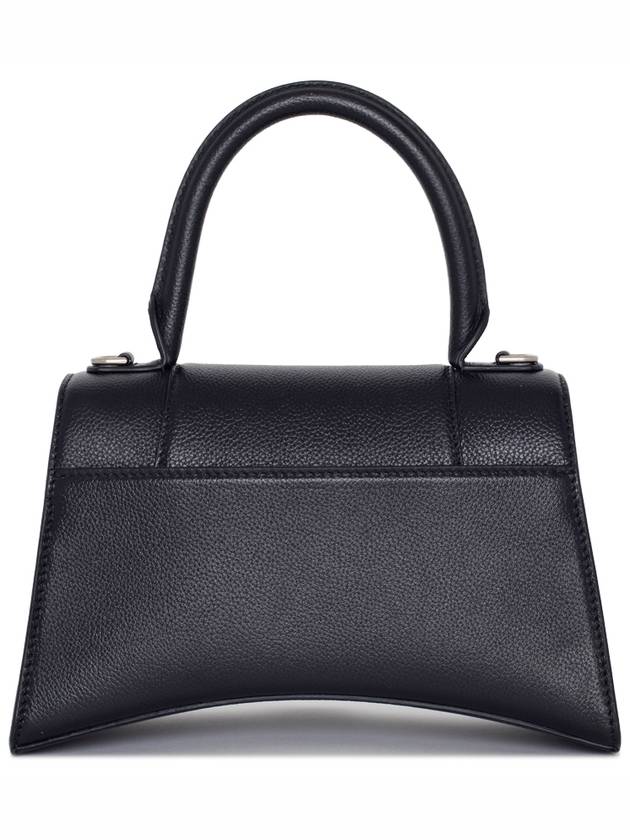 Luxury Balenciaga  Hourgrass Small Grained Calfskin Cross Bag Black