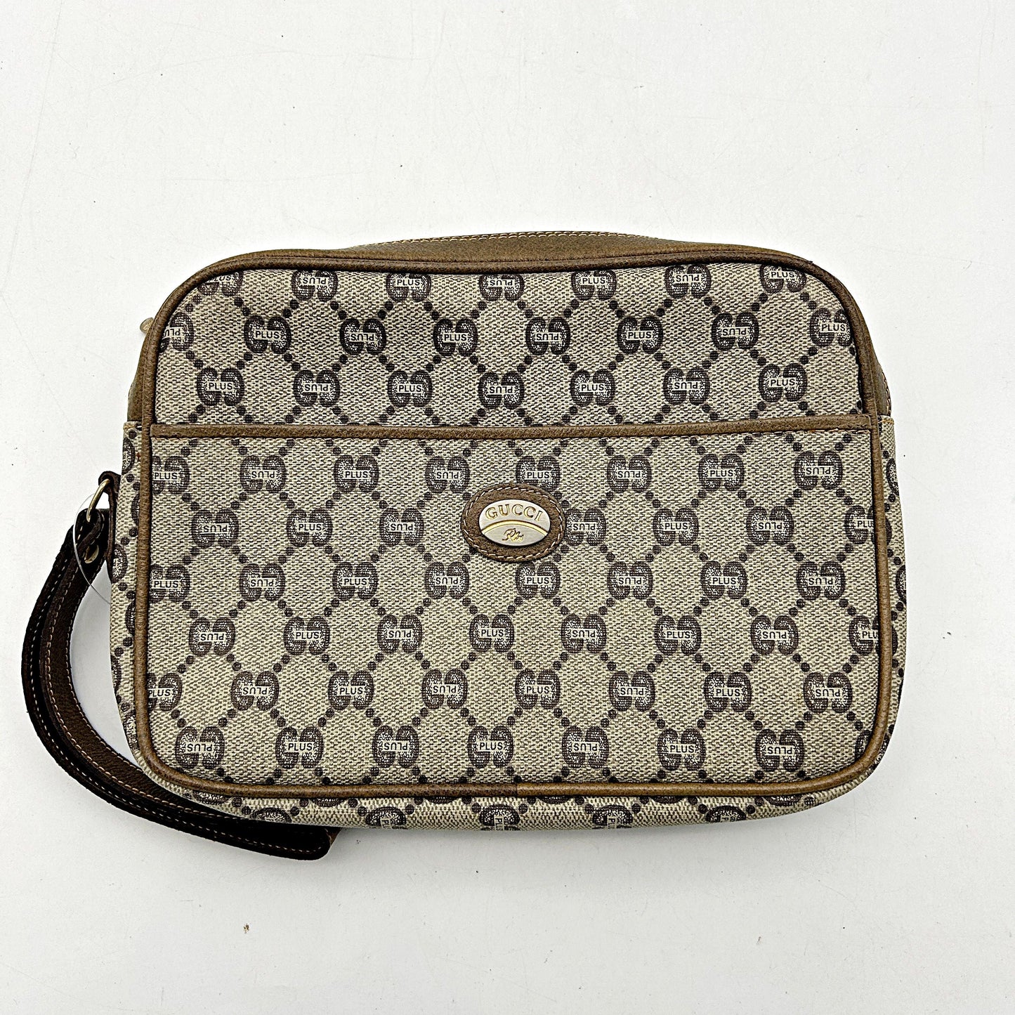 Gucci Sherry Line GG Shoulder Bag Brown Cloth gubs