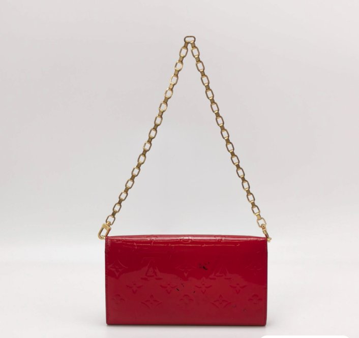 Preloved Louis Vuitton (LV) sarah Chain Bag red 24011278573688
