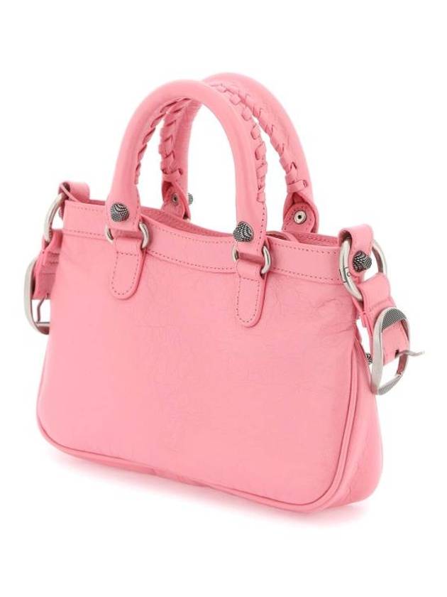 Luxury Balenciaga  Neo Cagole Small Tote Bag Pink