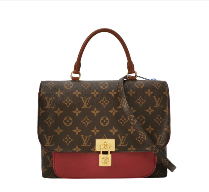 Preloved Louis Vuitton (LV) Marignan 28cm red 027852700790
