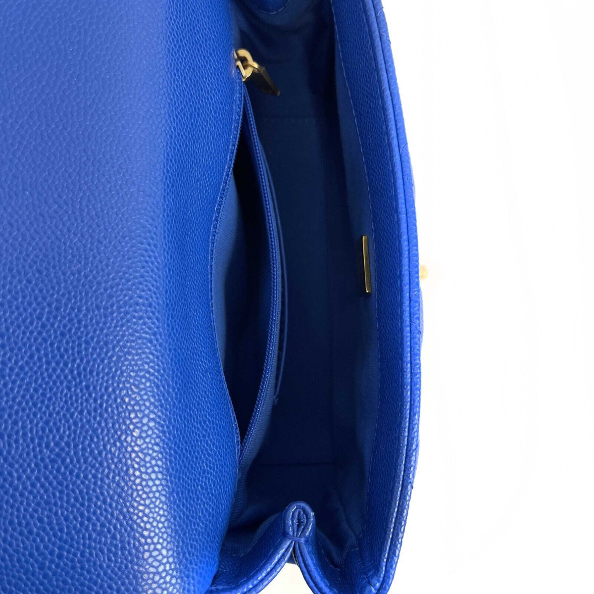Top Quality Chanel Mini Chain Around Multi Chain Full New Bag Quilted Caviar 22B Blue