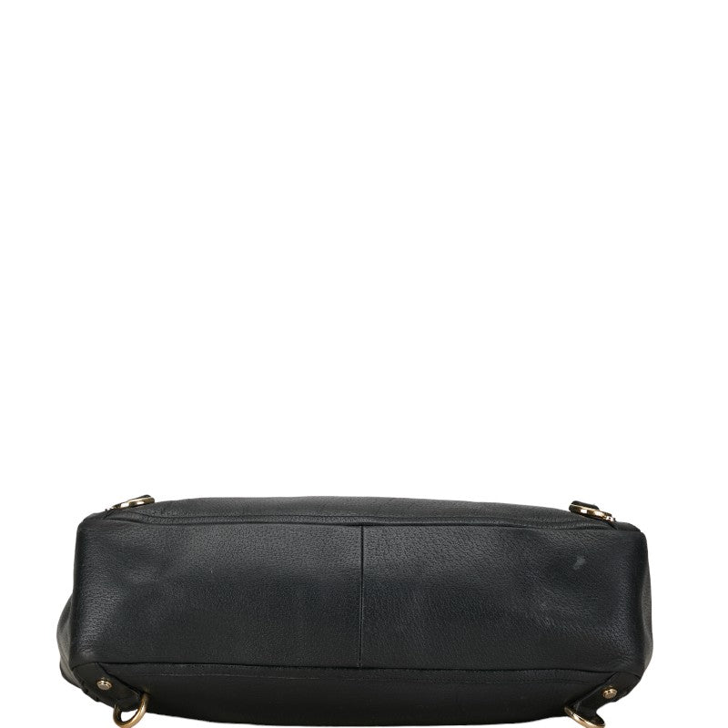 Gucci Abbey Shoulder Bag 141472 Black Leather Leather  Gucci