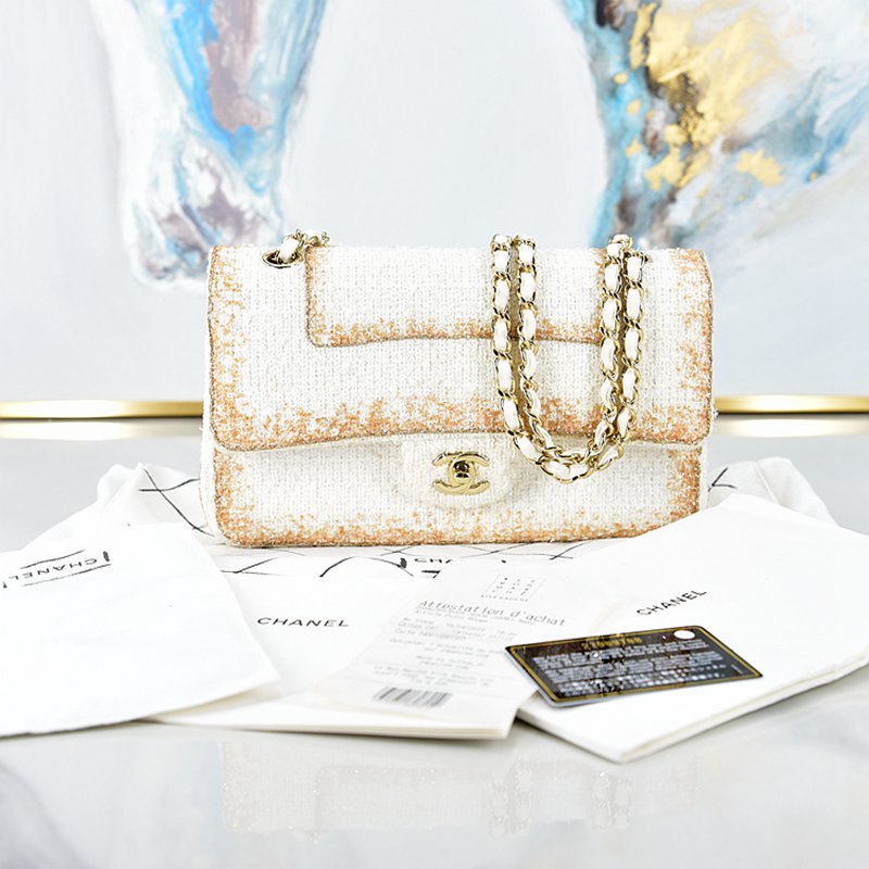 Top Quality Chanel Medium Wool Double New Bag