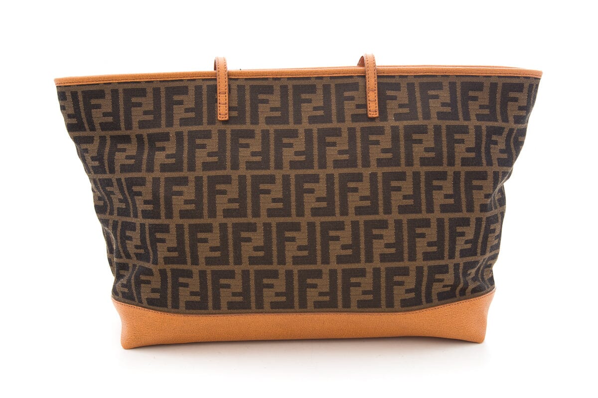 Fendi Brown Zucca Canvas Tote
