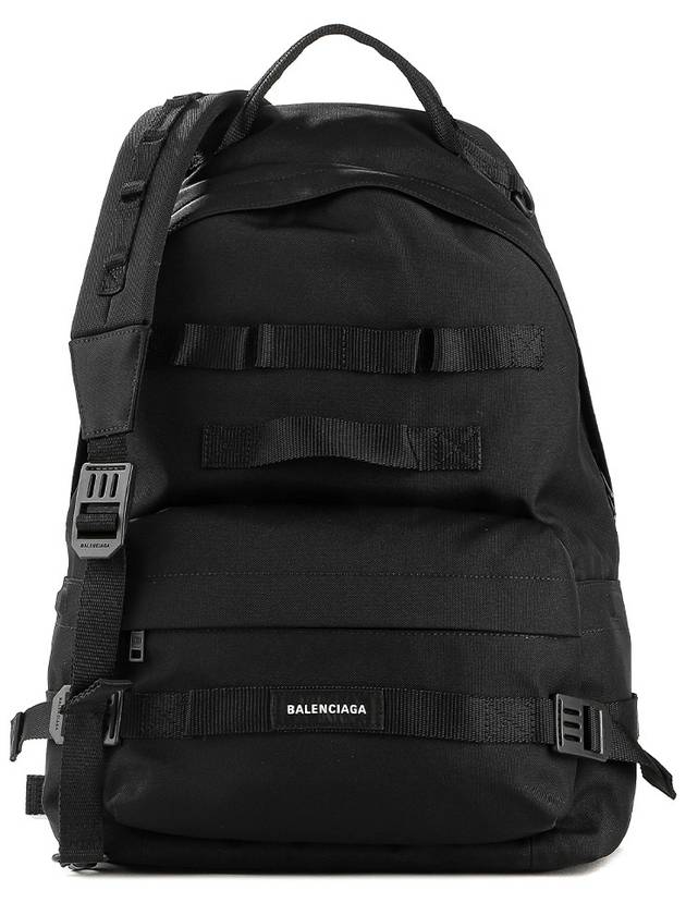 Luxury Balenciaga  Army Medium Multicarry Backpack Black