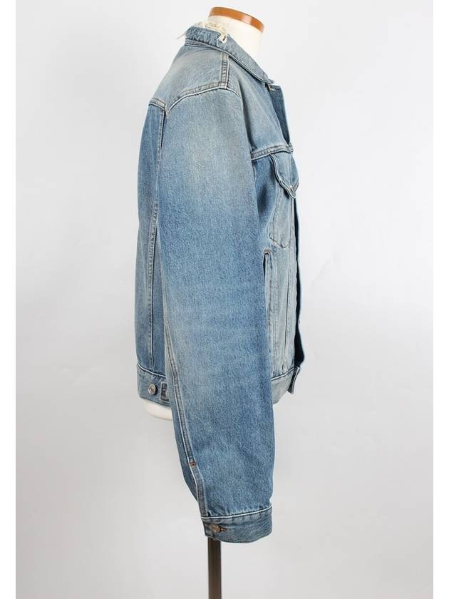 Luxury Balenciaga  BB logo denim jacket 48