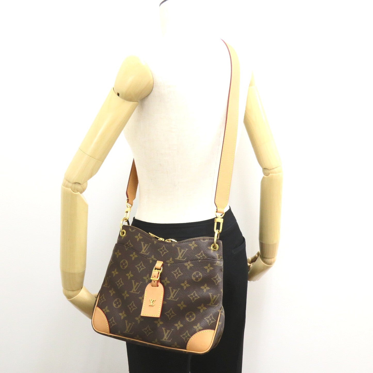 Louis Vuitton Odeon NM PM Shoulder Bag Shoulder Bag PVC Coated Canvas Monogram  Brown M45354