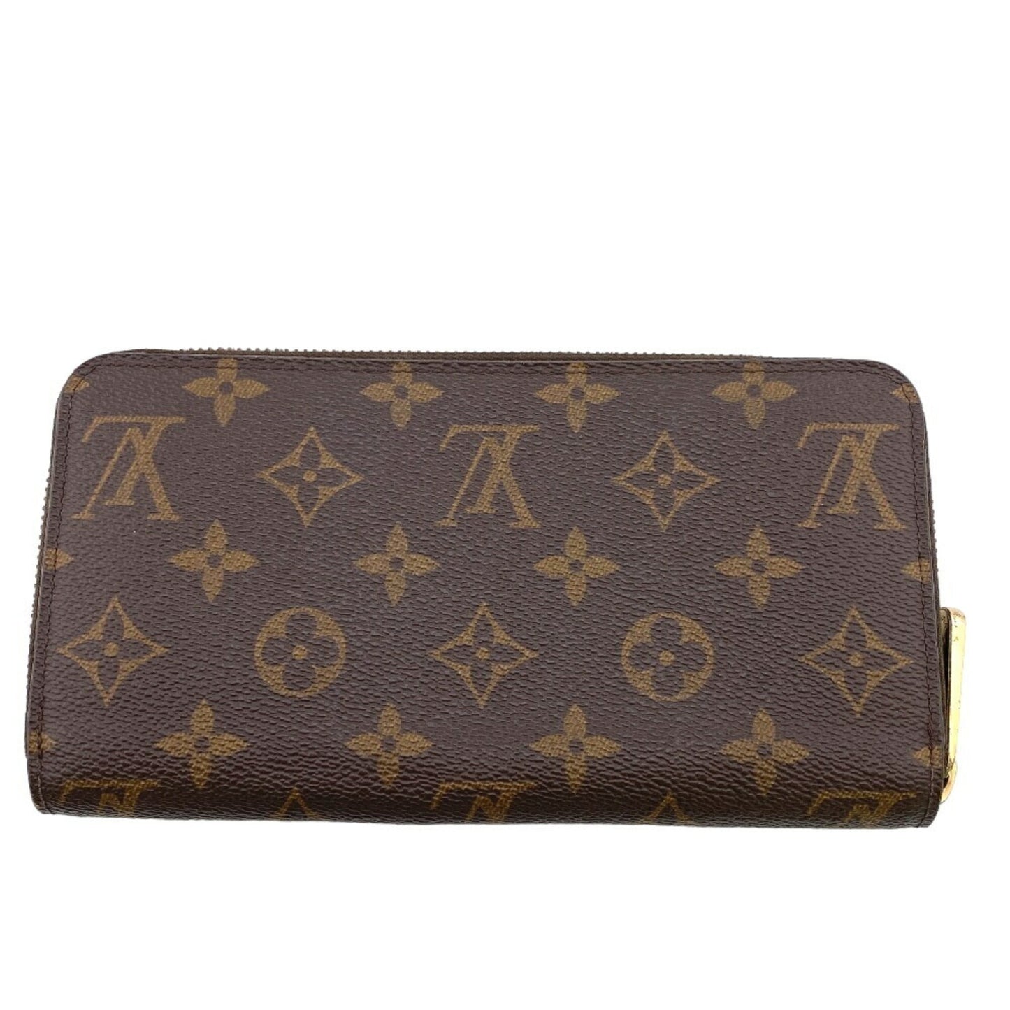 Louis Vuitton Monogram  Leather Long Wallet (Bi-Fold)