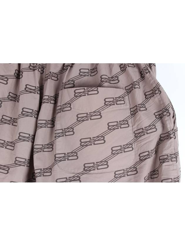Luxury Balenciaga  BB logo cotton shorts