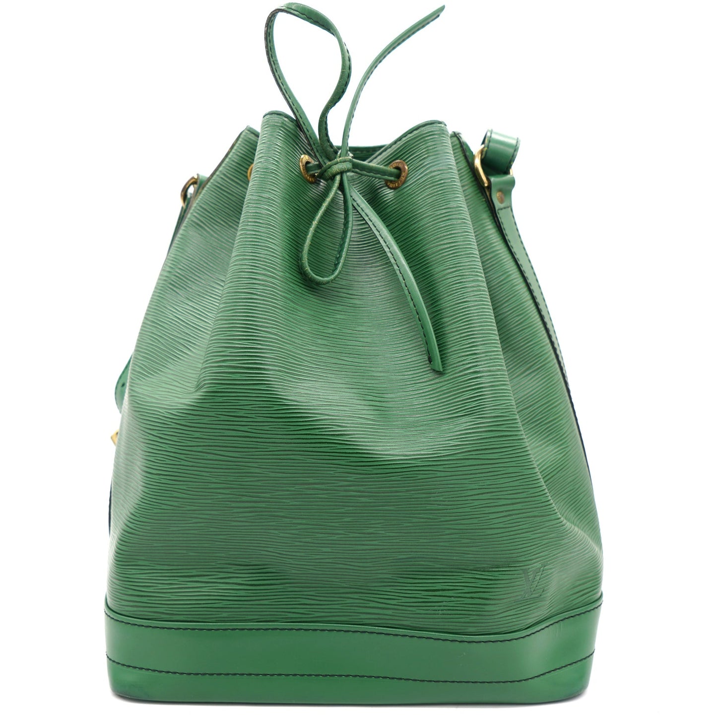 Borneo Green Epi Leather Noe Shoulder Bag