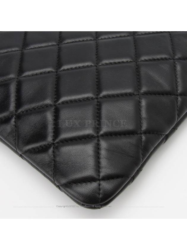 Lambskin clutch large champagne gold 1176hva Chanel