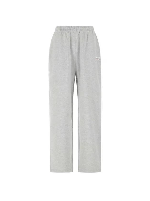 Luxury Balenciaga  Logo Training Jogger Pants Gray