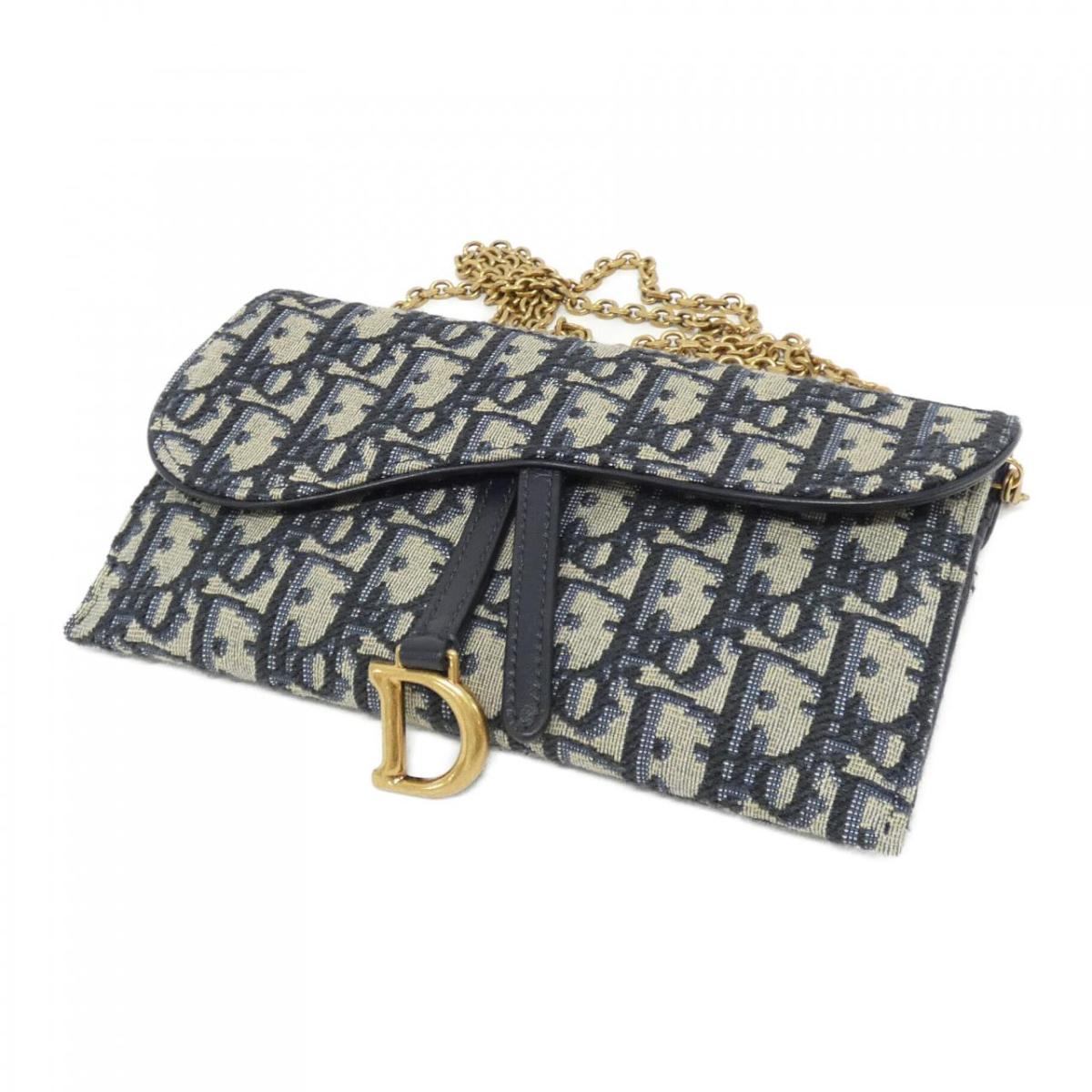 Christian Dior Oblique S5614CTZQ Chain Wallet