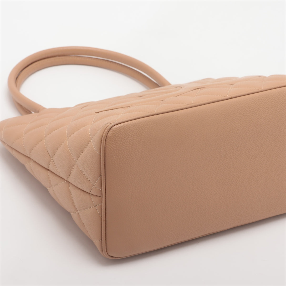 Chanel  Caviar S Tote Bag Beige G  11th