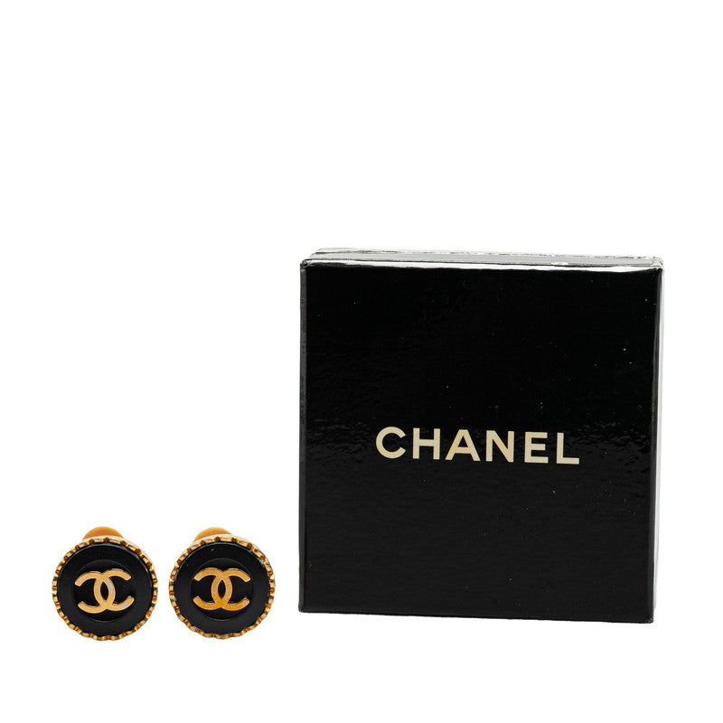 Chanel Coco Mark Round Earrings 95A