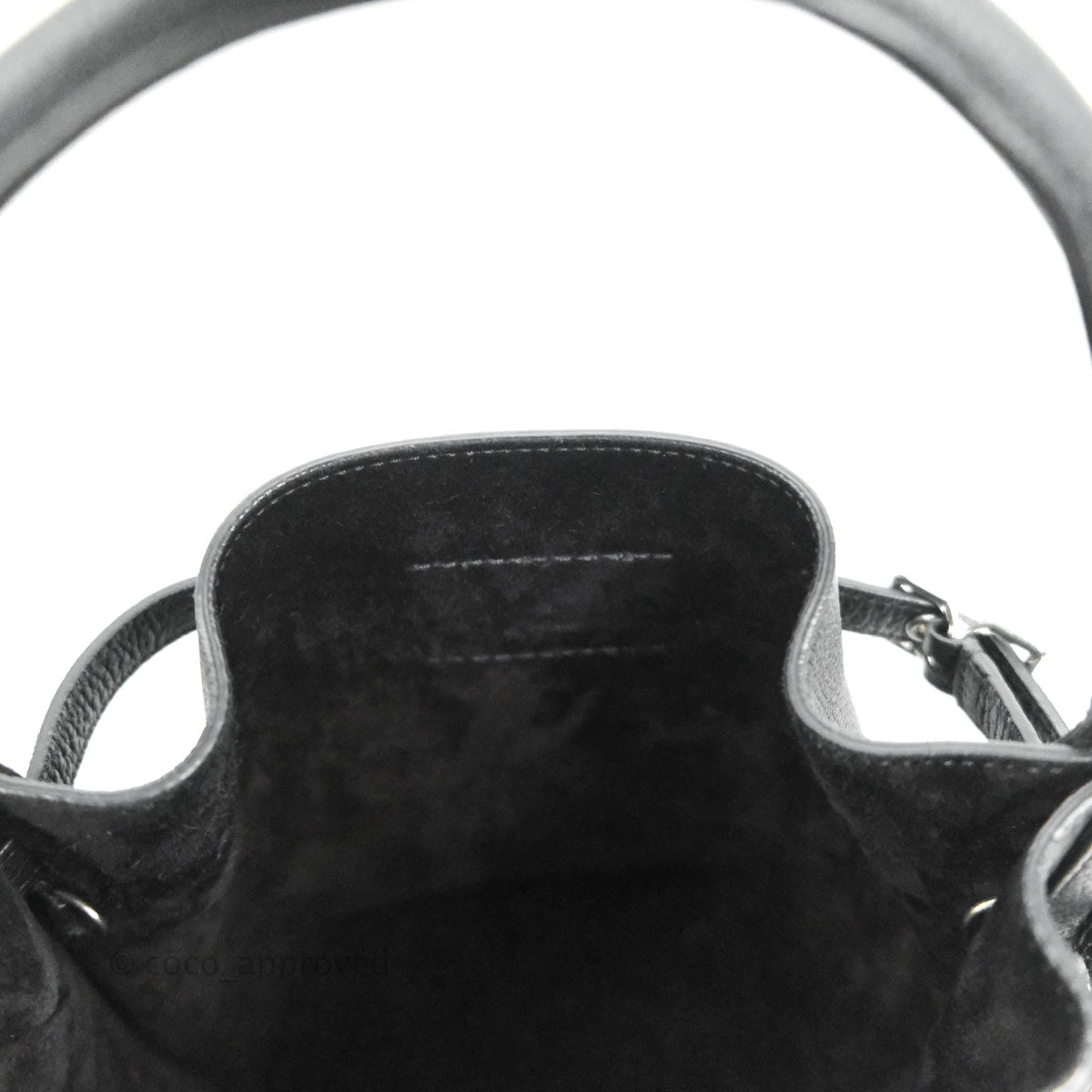 Celine Big Bag Nano Bucket Black Grained Calfskin