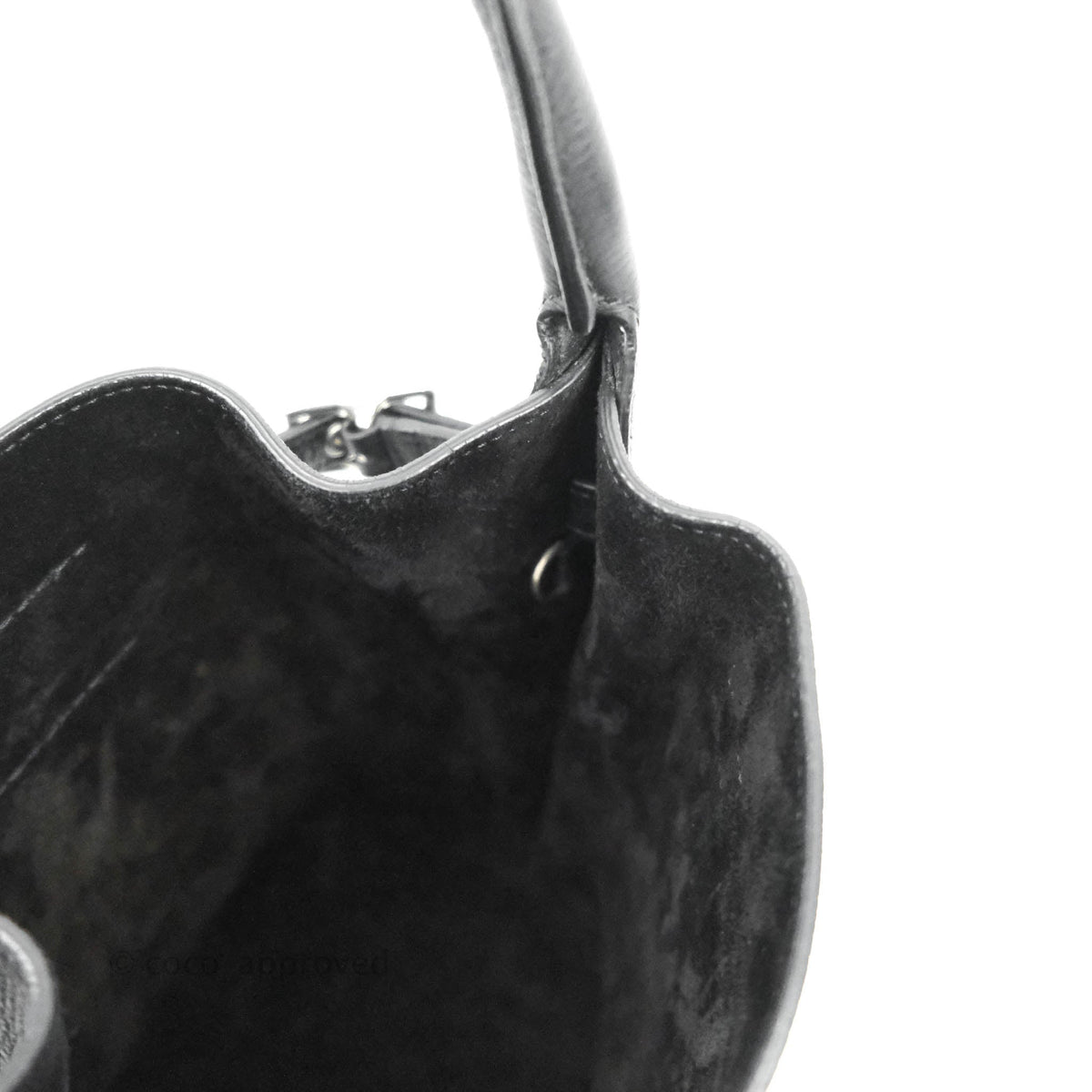 Celine Big Bag Nano Bucket Black Grained Calfskin