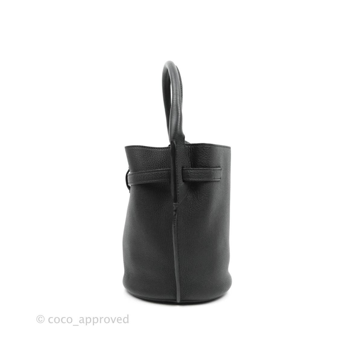 Celine Big Bag Nano Bucket Black Grained Calfskin