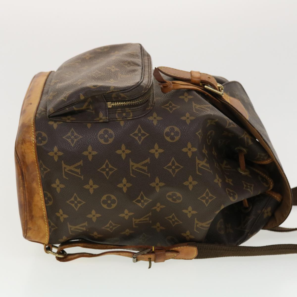 LOUIS VUITTON Monogram Montsouris GM Backpack M51135 LV Auth 40009