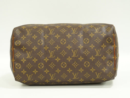 Louis Vuitton Brown Canvas Speedy 35 handbag bag