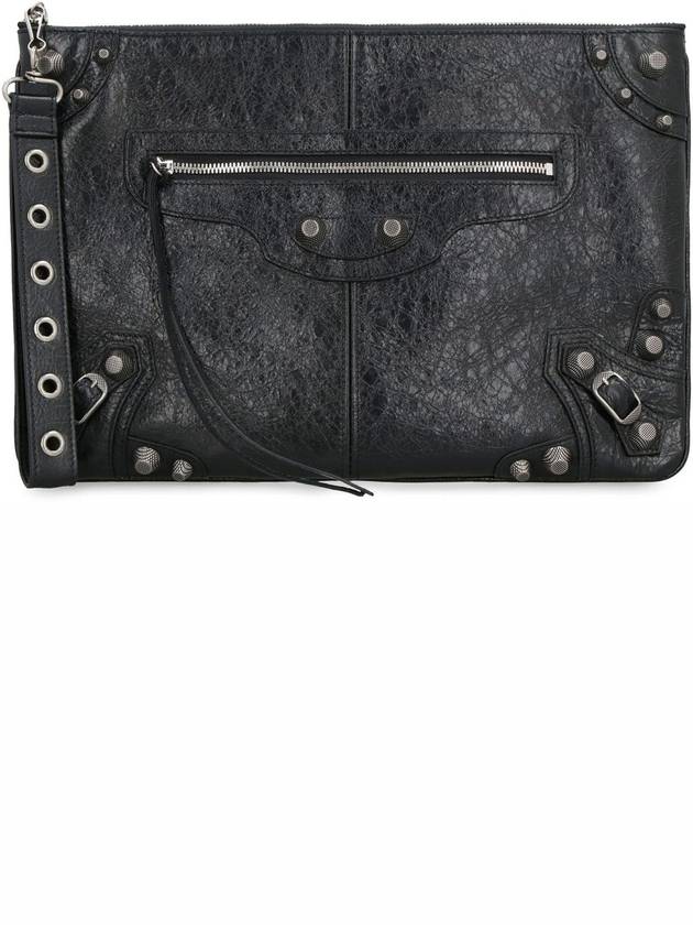 Luxury Balenciaga  Le Cagole Large Clutch Bag Black