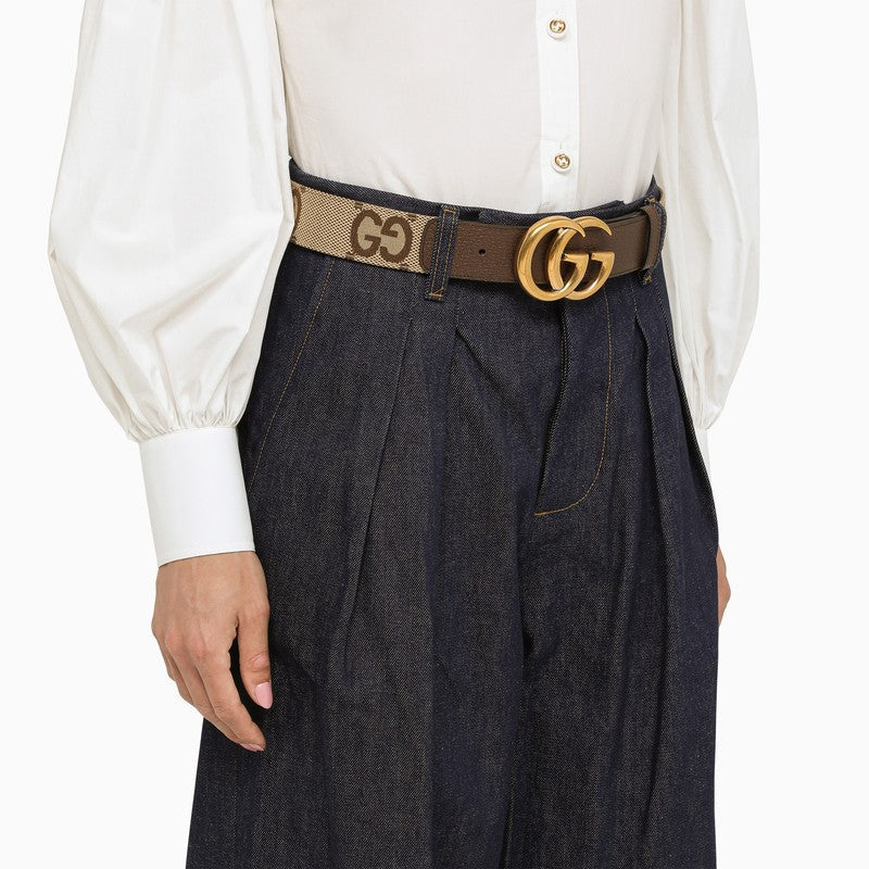 Gucci Jumbo Gg Marmont Wide Belt Women