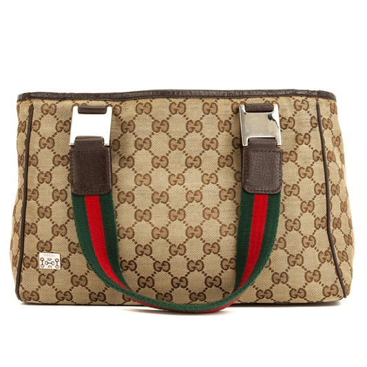 G*G Brown Monogram Tote (4018002)