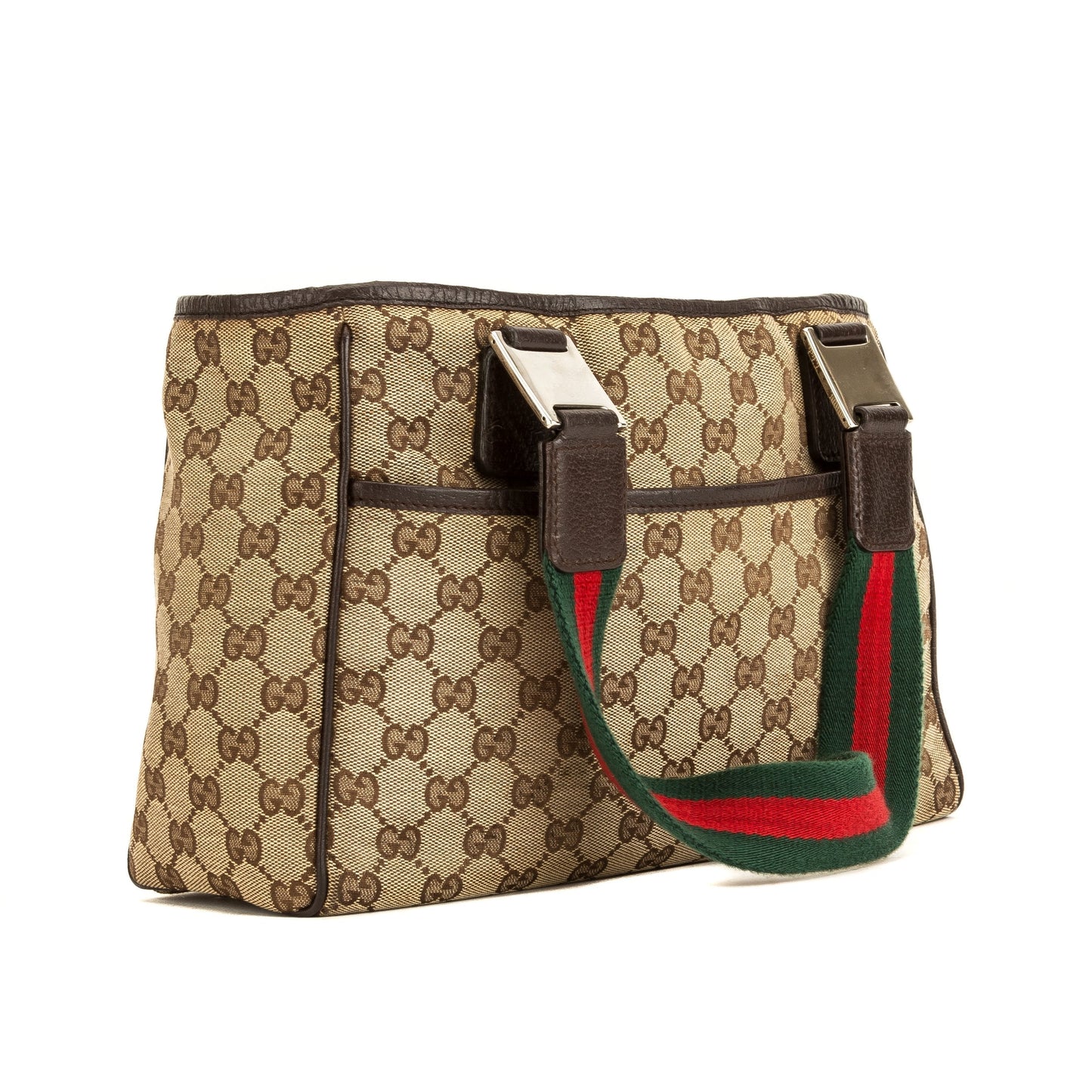 G*G Brown Monogram Tote (4018002)