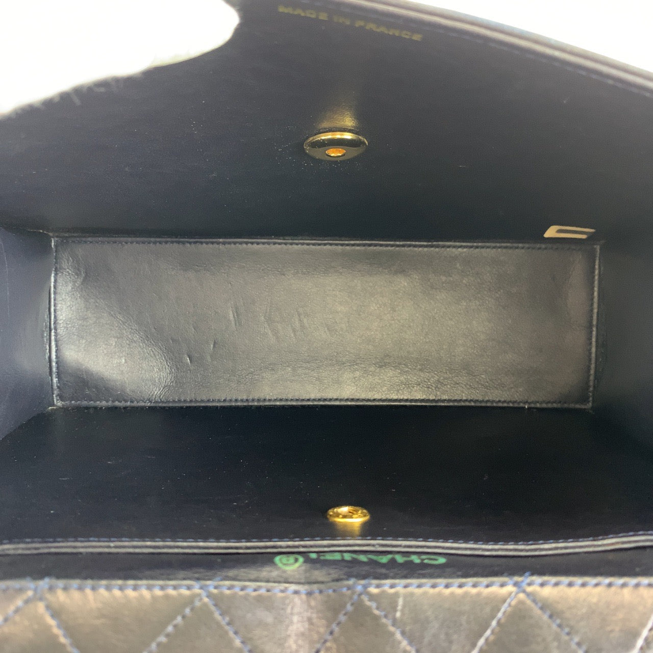 Chanel Vintage 2.55 Lambskin Turnlock Shoulder Bag