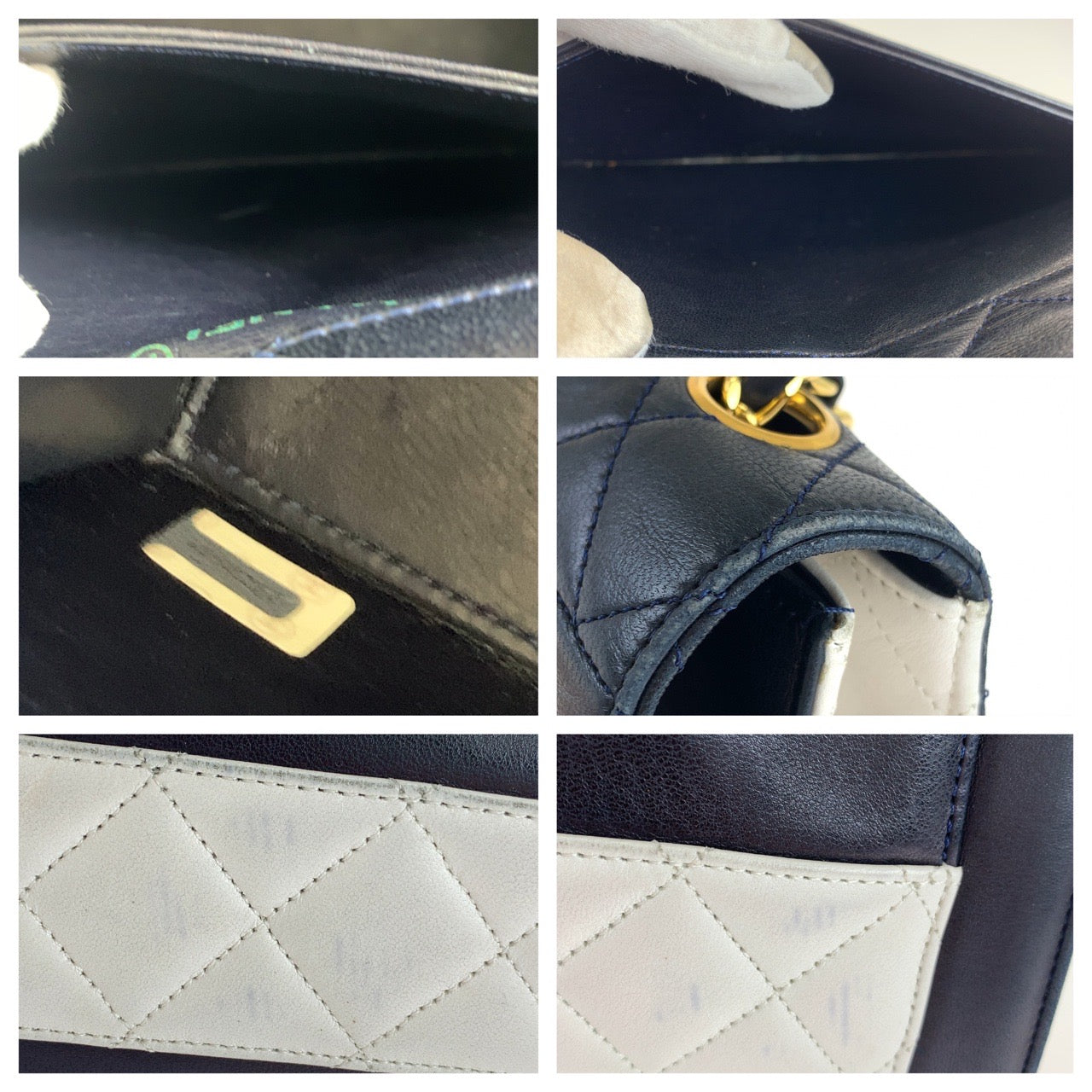 Chanel Vintage 2.55 Lambskin Turnlock Shoulder Bag