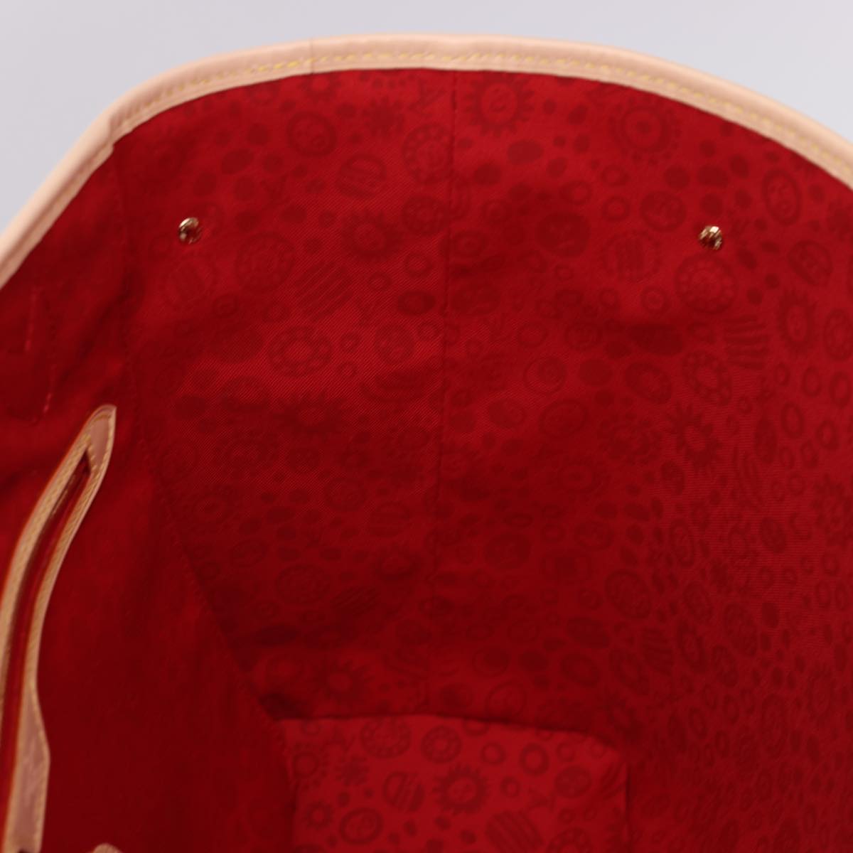 LOUIS VUITTON Yayoi Kusama Face Neverfull MM Tote Bag M46447 LV  40256A