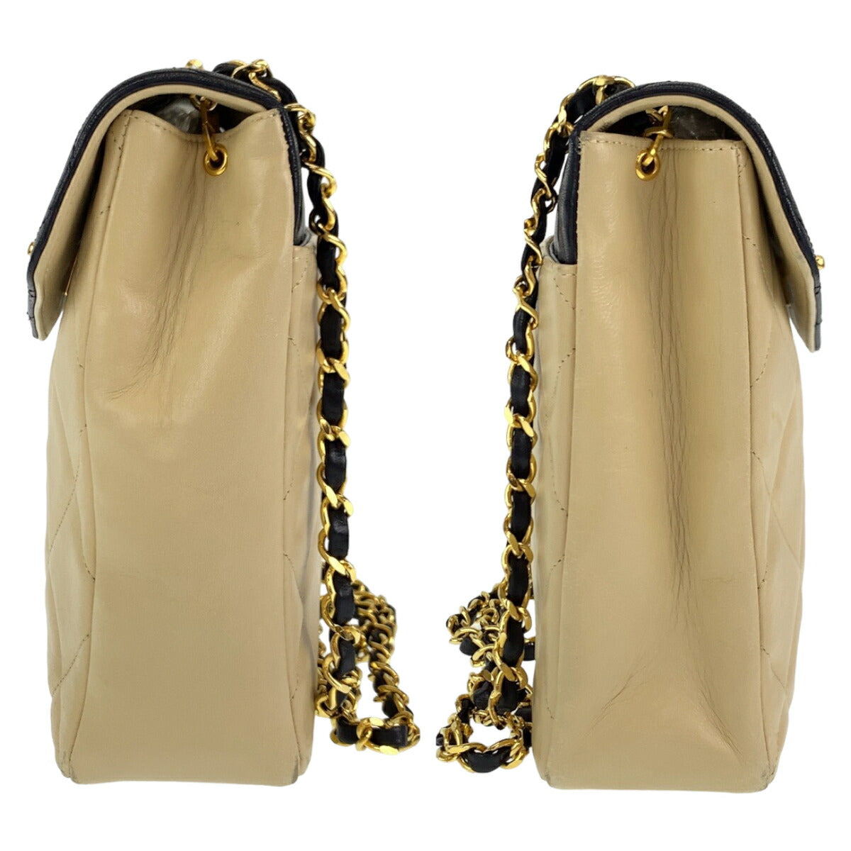 Chanel Vintage Lambskin Matelasse Turnlock Crossbody