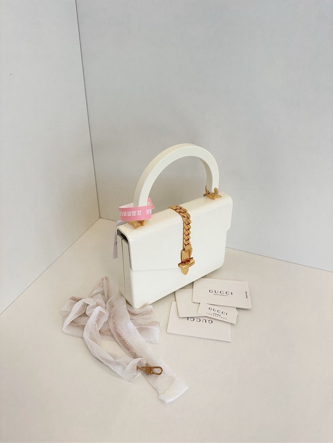Gucci  Sylvie bag xcm white
