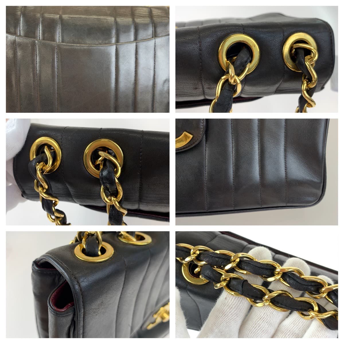 Chanel Vintage Mademoiselle Lambskin Shoulder Bag