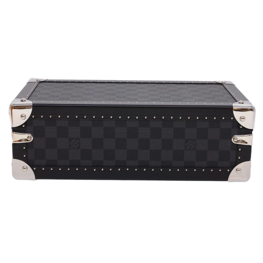 LOUIS VUITTON Damier Graphite Watch Case Coffret 8 Montor Trunk N48226 LV 40463A