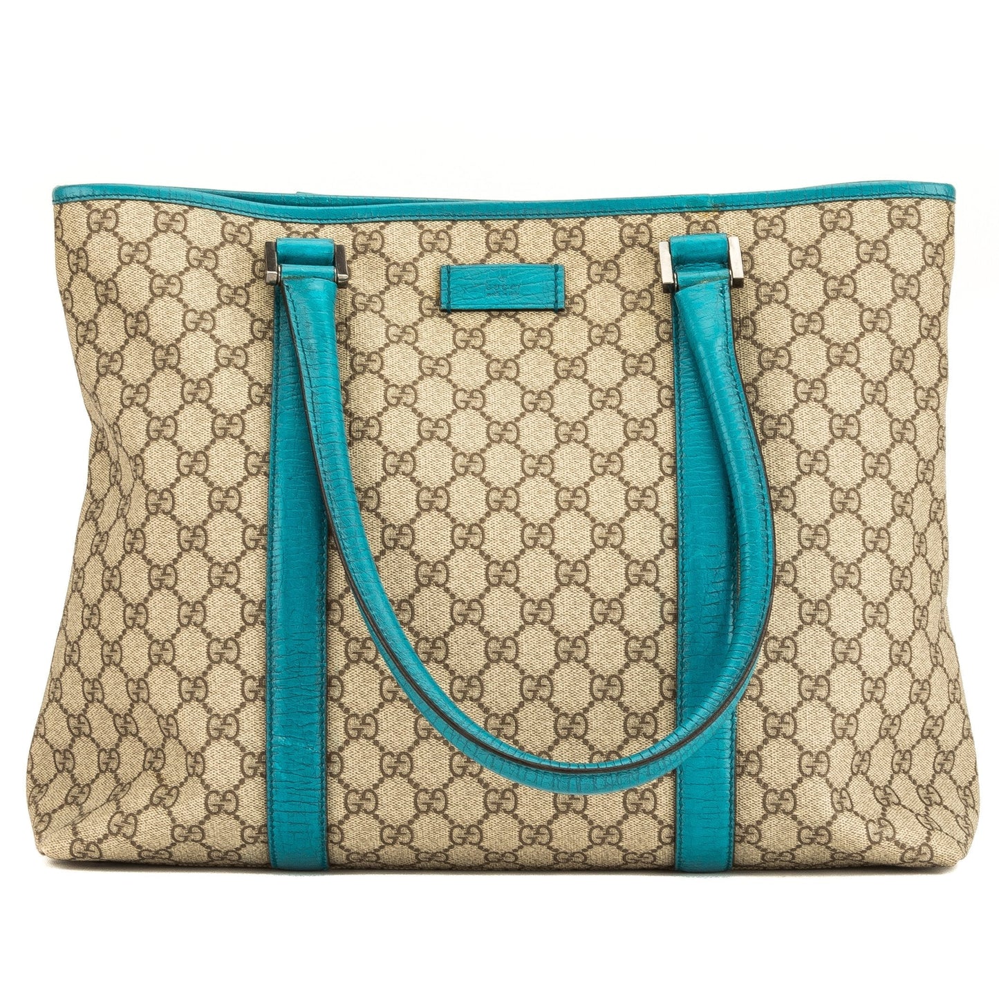 G*G Turquoise GG Supreme Tote (4049008)