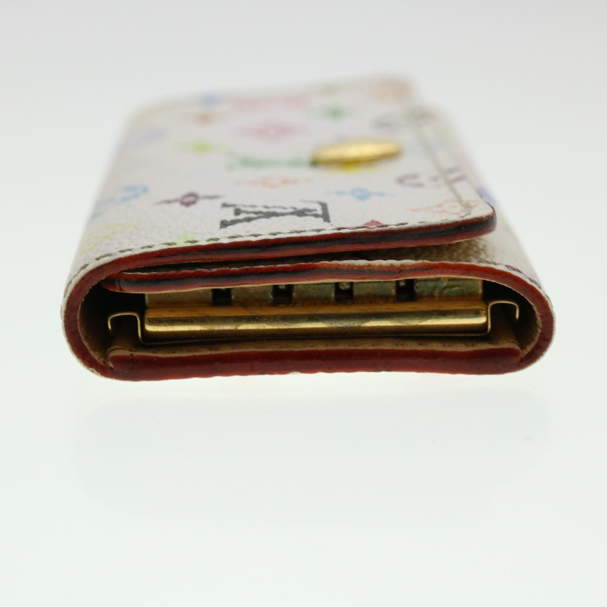 LOUIS VUITTON Monogram Multicolor Multi Cles 4 Key Case White M60043 Auth 40493