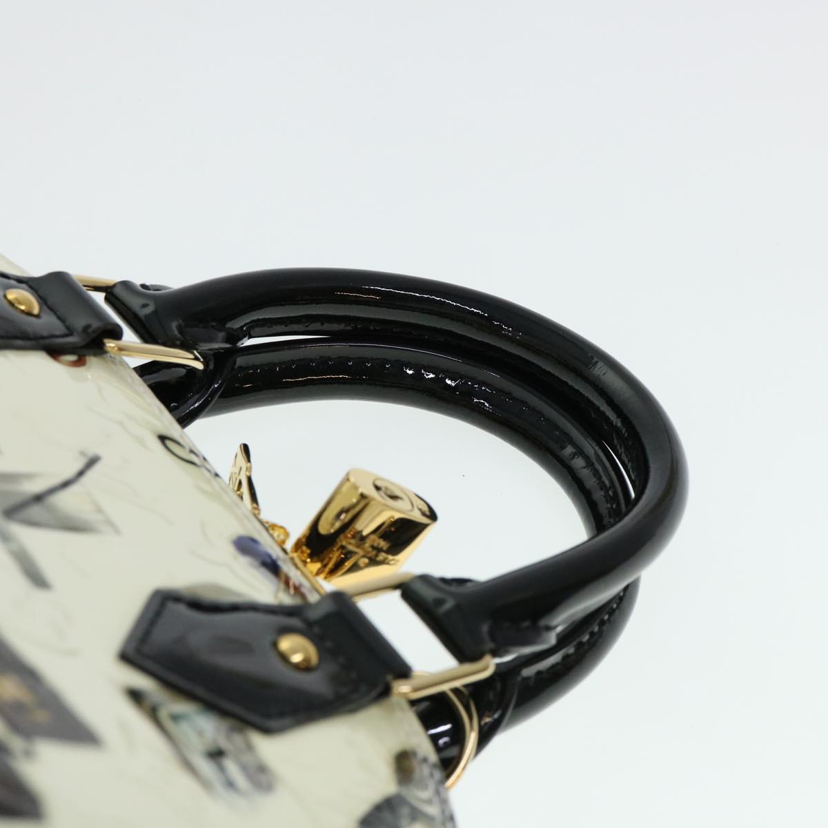 LOUIS VUITTON Vernis Nicolas Ghesquire Alma BB Hand Bag M50419 LV  40601A
