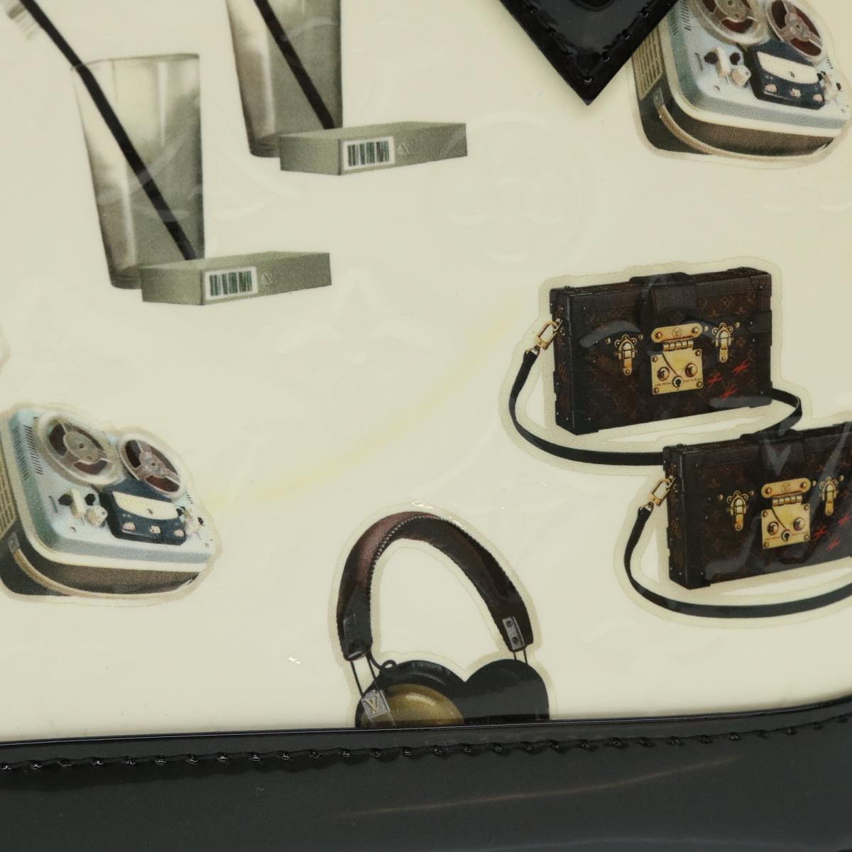 LOUIS VUITTON Vernis Nicolas Ghesquire Alma BB Hand Bag M50419 LV  40601A