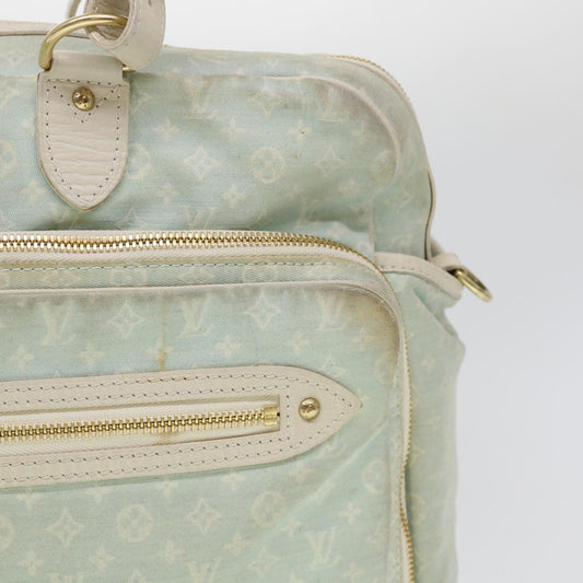 LOUIS VUITTON Monogram Mini Lin Sac Arange Mothers Bag Blue M95256 LV Auth 40602